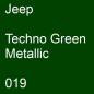 Preview: Jeep, Techno Green Metallic, 019.